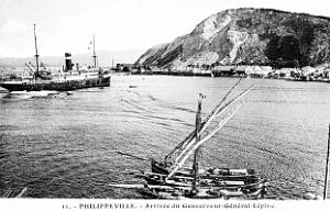 Philippeville - Arrivee du Gouverneur-General-Lepine